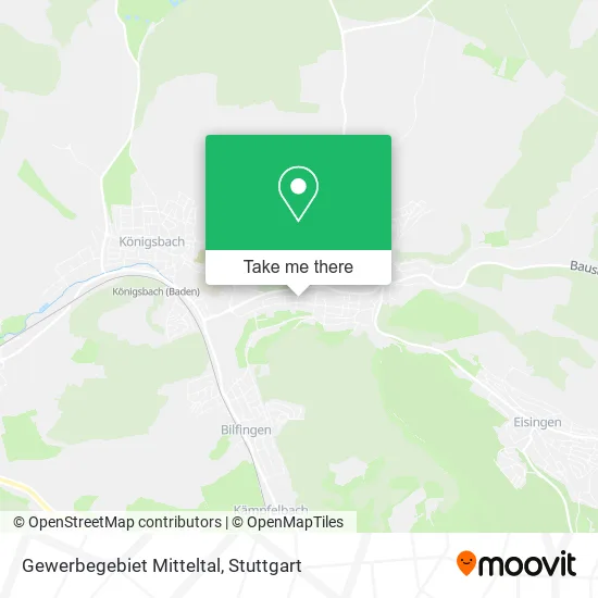 Карта Gewerbegebiet Mitteltal