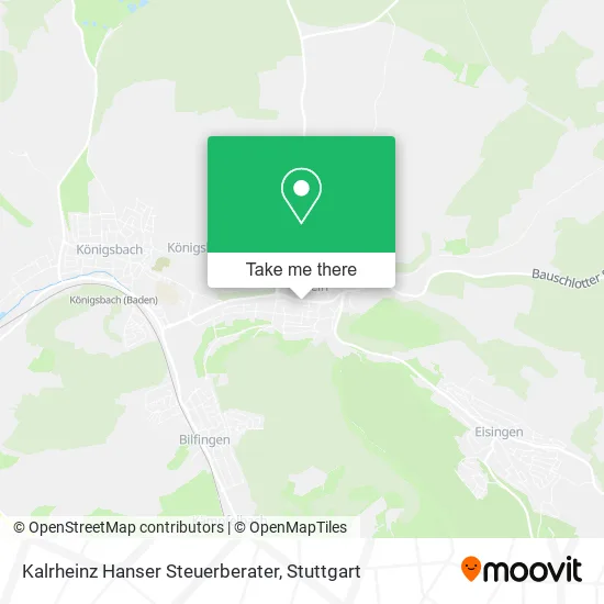 Карта Kalrheinz Hanser Steuerberater