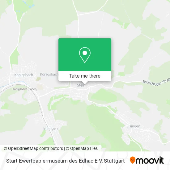 Карта Start Ewertpapiermuseum des Edhac E V