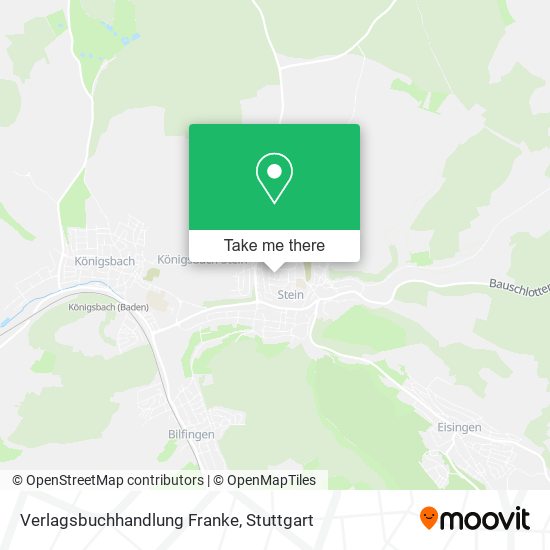 Карта Verlagsbuchhandlung Franke