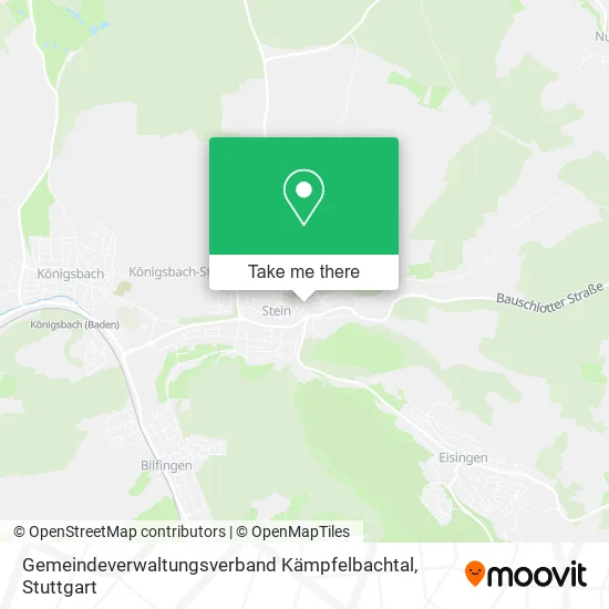 Карта Gemeindeverwaltungsverband Kämpfelbachtal