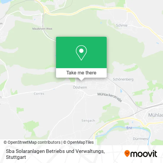 Карта Sba Solaranlagen Betriebs und Verwaltungs