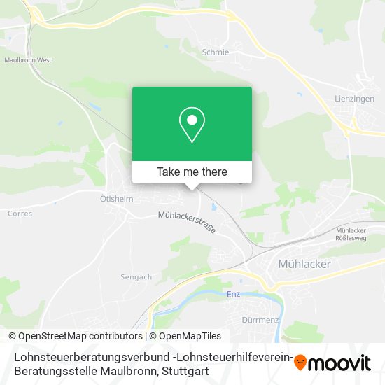 Lohnsteuerberatungsverbund -Lohnsteuerhilfeverein- Beratungsstelle Maulbronn map