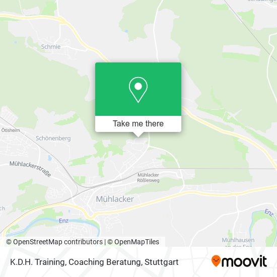 Карта K.D.H. Training, Coaching Beratung