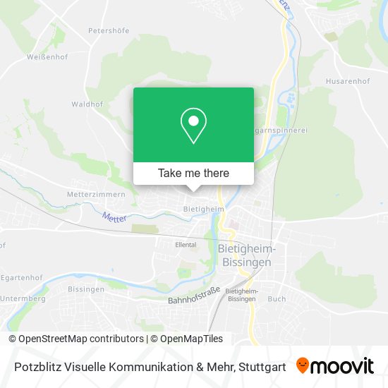 Potzblitz Visuelle Kommunikation & Mehr map