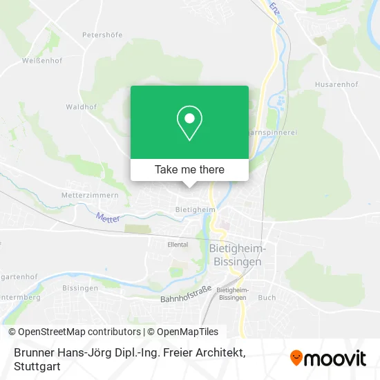 Карта Brunner Hans-Jörg Dipl.-Ing. Freier Architekt
