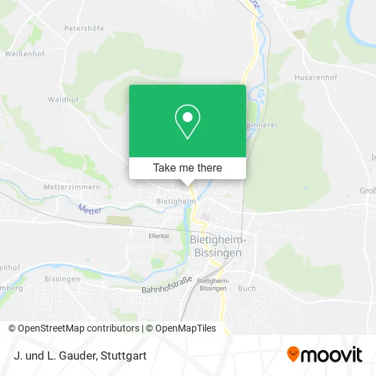 Карта J. und L. Gauder