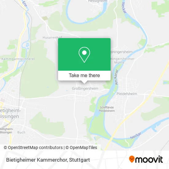 Карта Bietigheimer Kammerchor