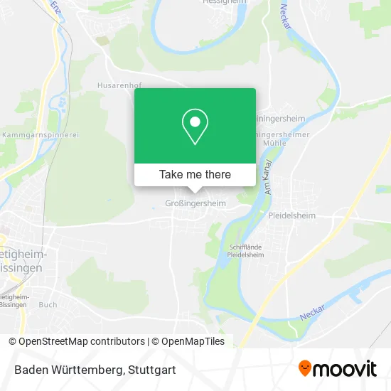 Карта Baden Württemberg