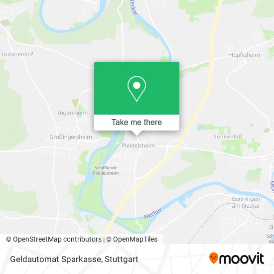 Geldautomat Sparkasse map