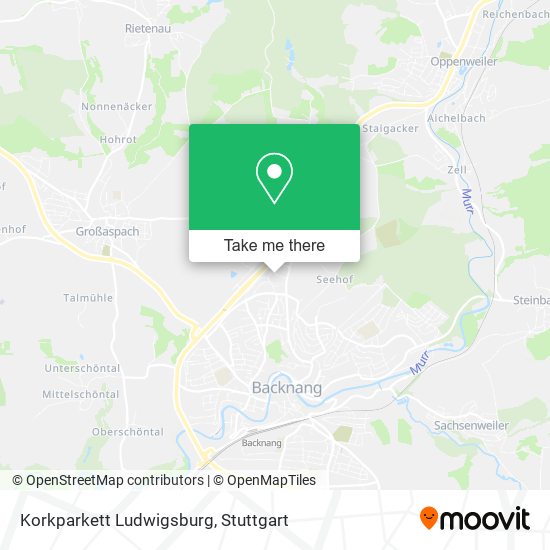 Карта Korkparkett Ludwigsburg