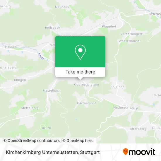 Карта Kirchenkirnberg Unterneustetten