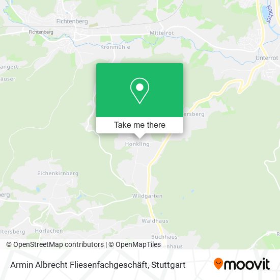 Armin Albrecht Fliesenfachgeschäft map