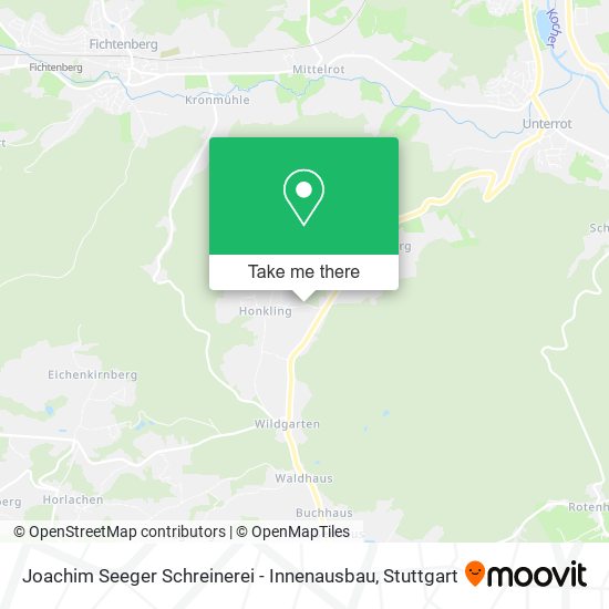 Joachim Seeger Schreinerei - Innenausbau map