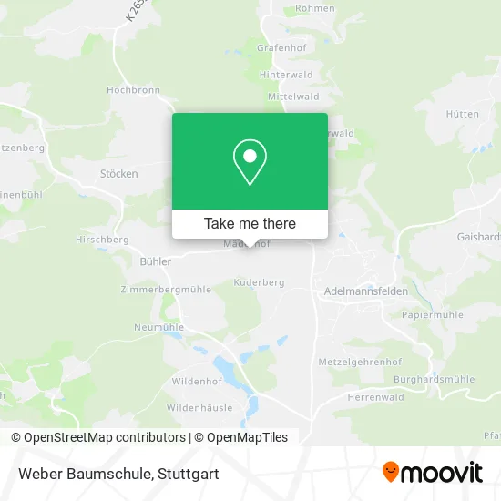 Карта Weber Baumschule