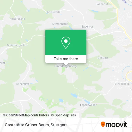 Карта Gaststätte Grüner Baum