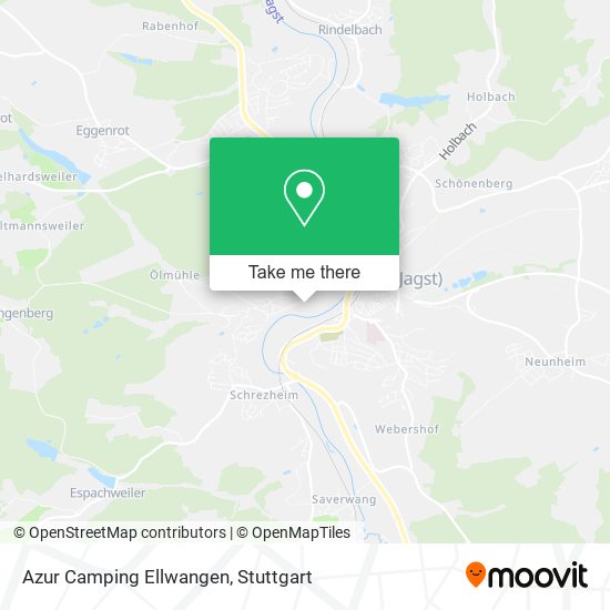 Карта Azur Camping Ellwangen