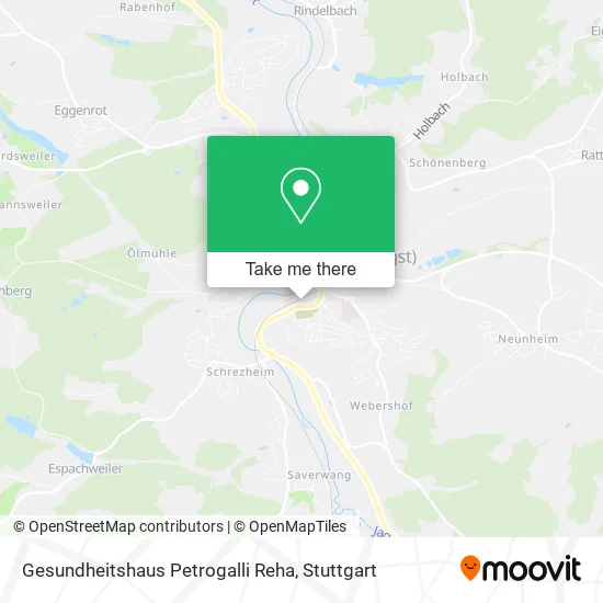 Карта Gesundheitshaus Petrogalli Reha