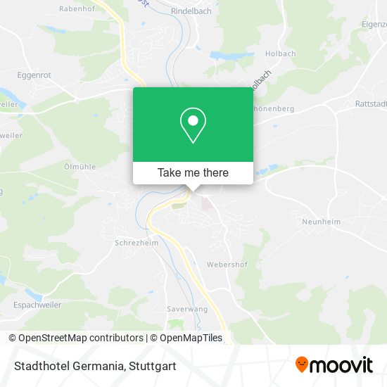 Stadthotel Germania map