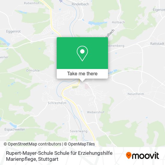 Карта Rupert-Mayer-Schule Schule für Erziehungshilfe Marienpflege