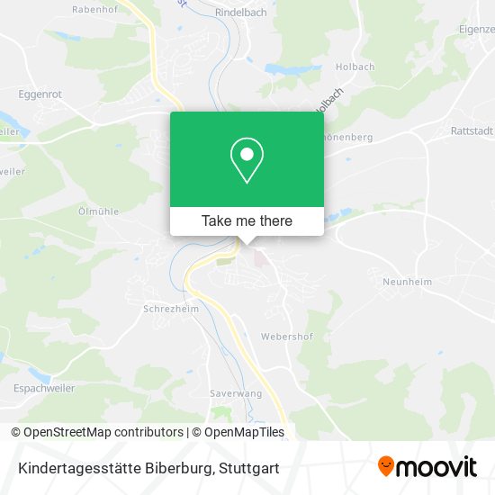 Kindertagesstätte Biberburg map