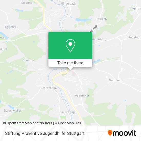 Карта Stiftung Präventive Jugendhilfe