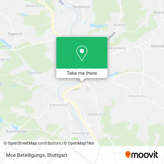 Карта Mce Beteiligungs