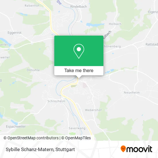 Карта Sybille Schanz-Matern