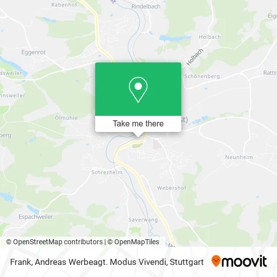Карта Frank, Andreas Werbeagt. Modus Vivendi