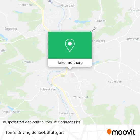 Карта Tom's Driving School