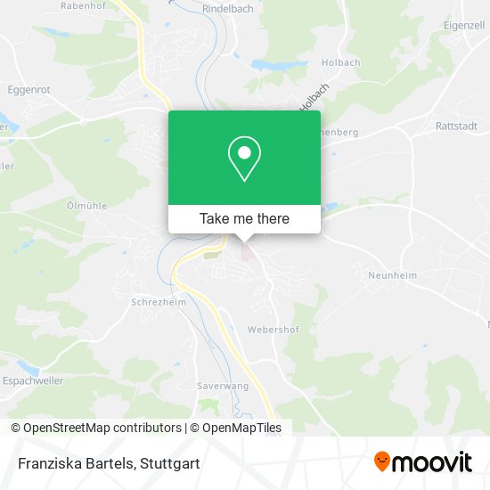 Franziska Bartels map