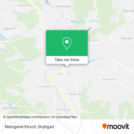 Карта Metzgerei Kirsch