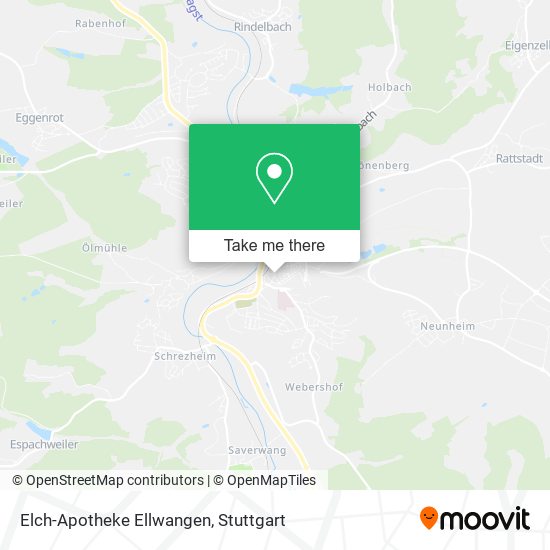 Elch-Apotheke Ellwangen map