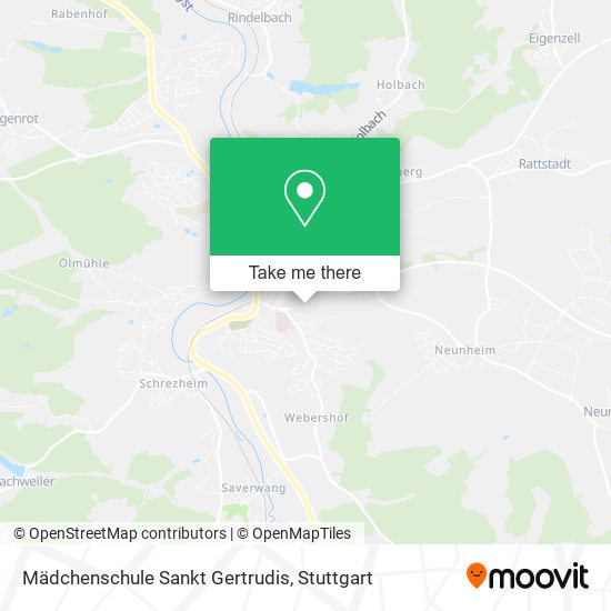 Mädchenschule Sankt Gertrudis map