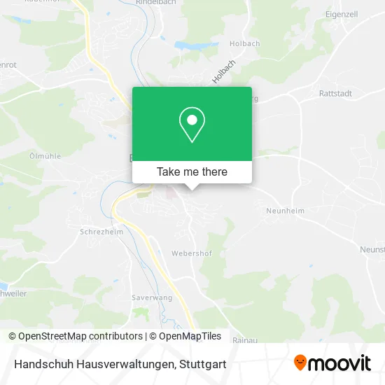 Карта Handschuh Hausverwaltungen