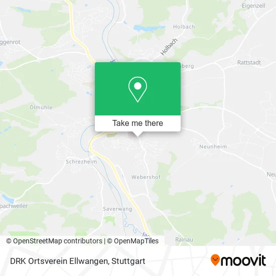 Карта DRK Ortsverein Ellwangen
