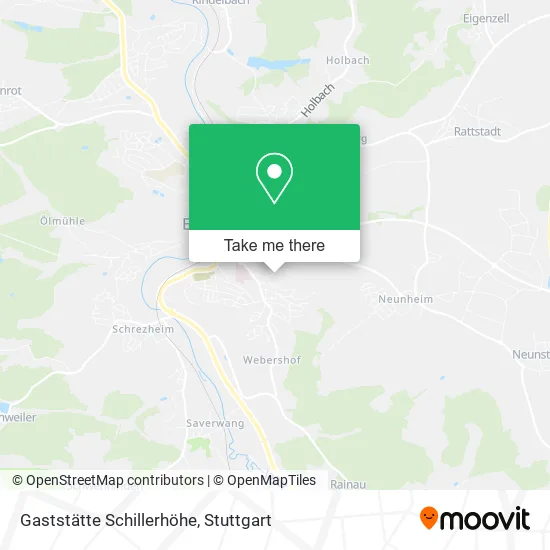 Карта Gaststätte Schillerhöhe