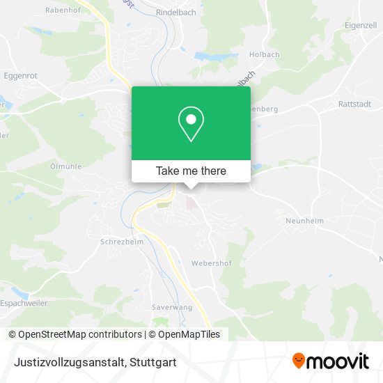 Justizvollzugsanstalt map