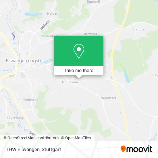 Карта THW Ellwangen