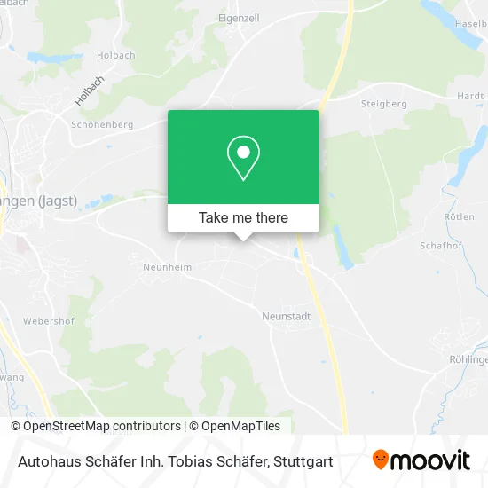 Карта Autohaus Schäfer Inh. Tobias Schäfer