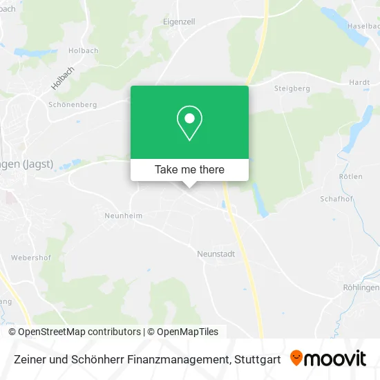 Карта Zeiner und Schönherr Finanzmanagement