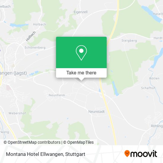 Montana Hotel Ellwangen map