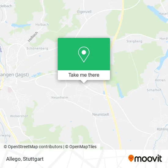 Карта Allego