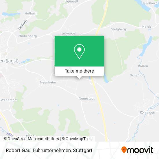 Robert Gaul Fuhrunternehmen map