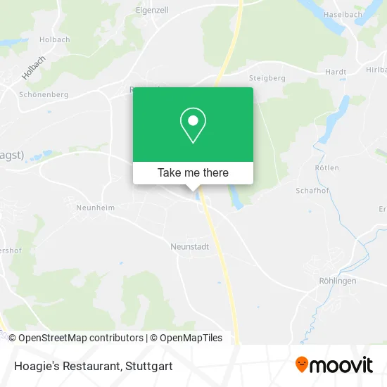 Карта Hoagie's Restaurant