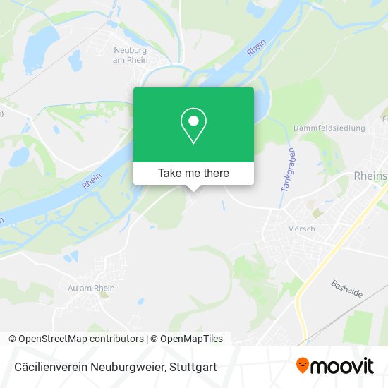 Cäcilienverein Neuburgweier map