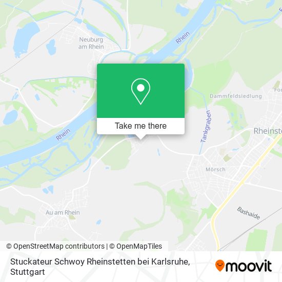 Stuckateur Schwoy Rheinstetten bei Karlsruhe map