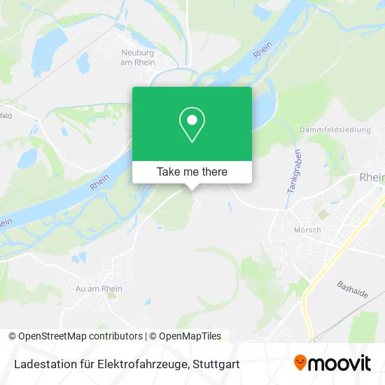 Карта Ladestation für Elektrofahrzeuge