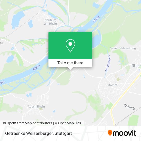 Карта Getraenke Weisenburger