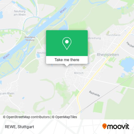 REWE map